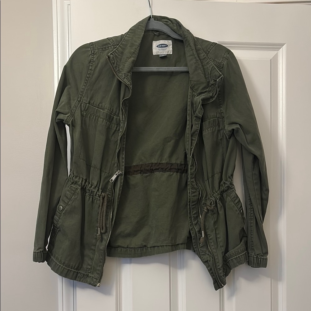 Olive Green Utility Jacket